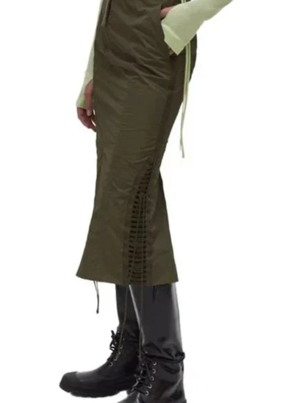 Helmut Lang Lacing Midi Skirt NWOT